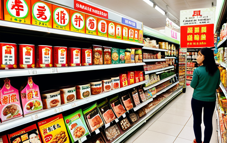 **Image Prompt:** "A vibrant supermarket aisle in Madrid, Spain, showcasing a variety of 'Chinese food kits' (kit de comida china). Focus on the colorful packaging and diverse brands. Shoppers browsing the selection, some comparing prices. Realistic style."